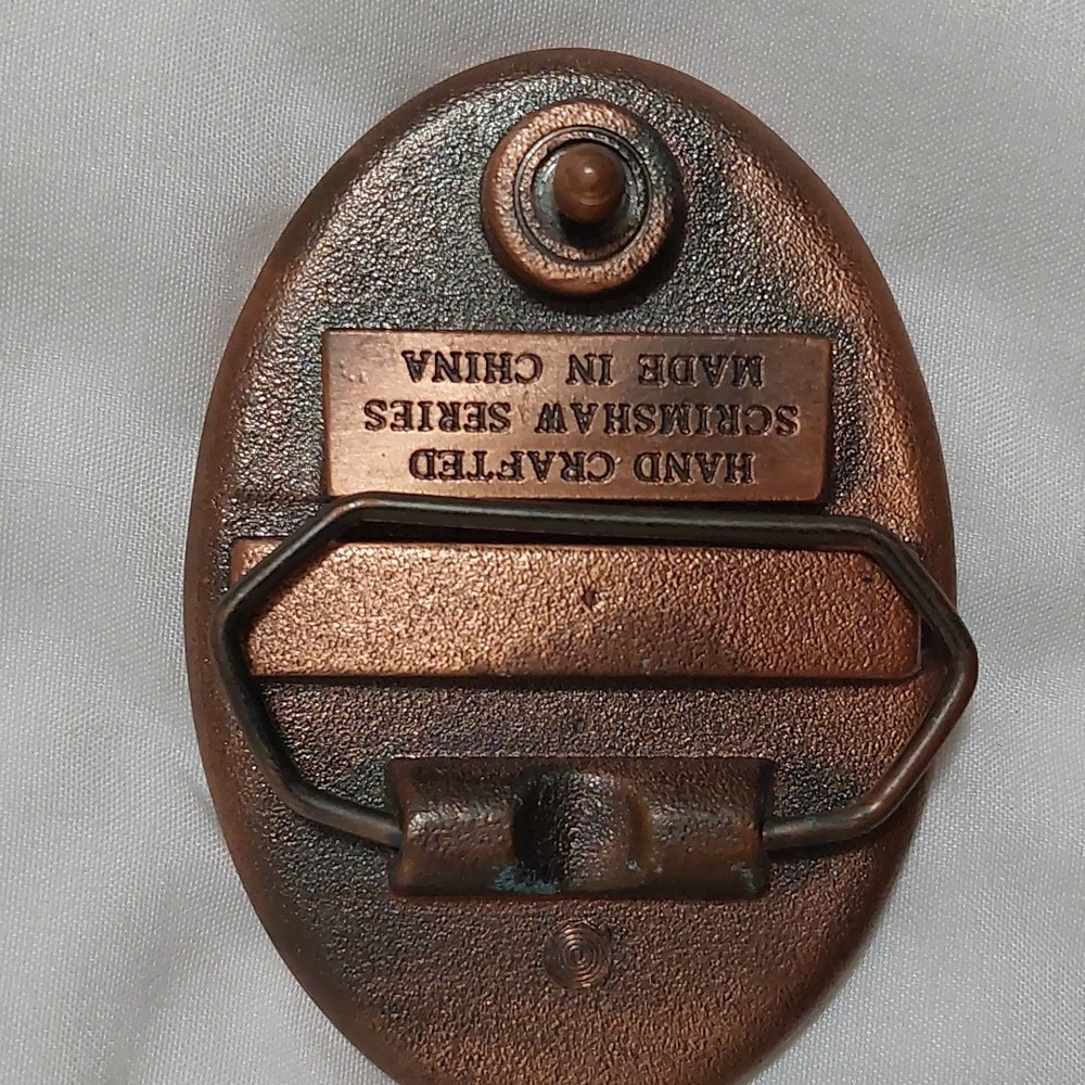 Vintage Oval Deer Belt Buckle - Picture 2 of 4